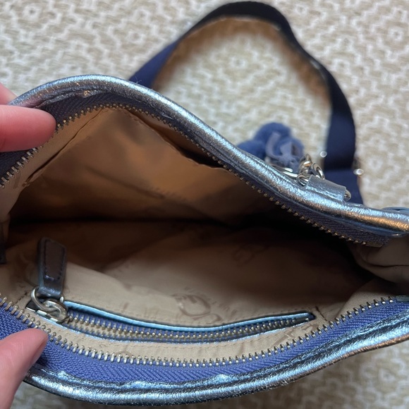 UGG Purple Crossbody Bag with Shearling Accent - Picture 3 of 3